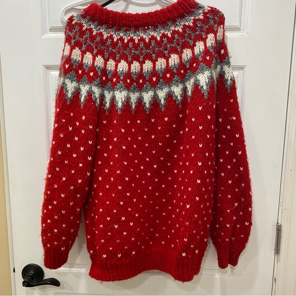 Hand knit vintage sweater - Picture 1 of 4